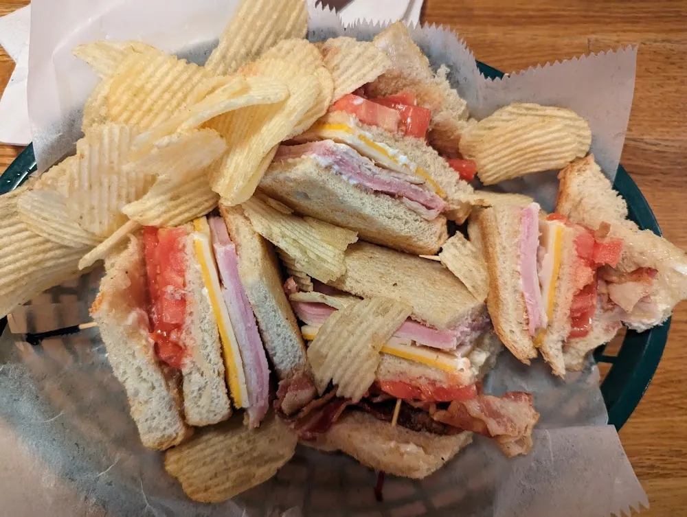 Club Sandwich with Chips