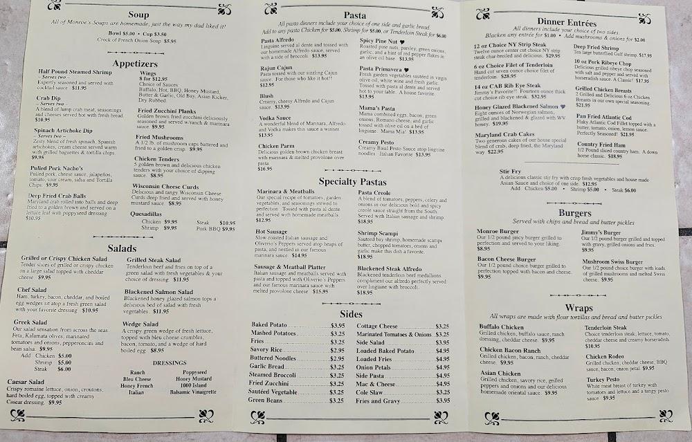 Monroe's Menu image 1